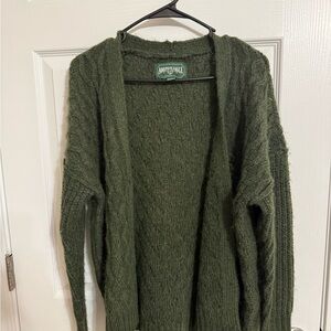 American Eagle Outfitters Olive Cardigan